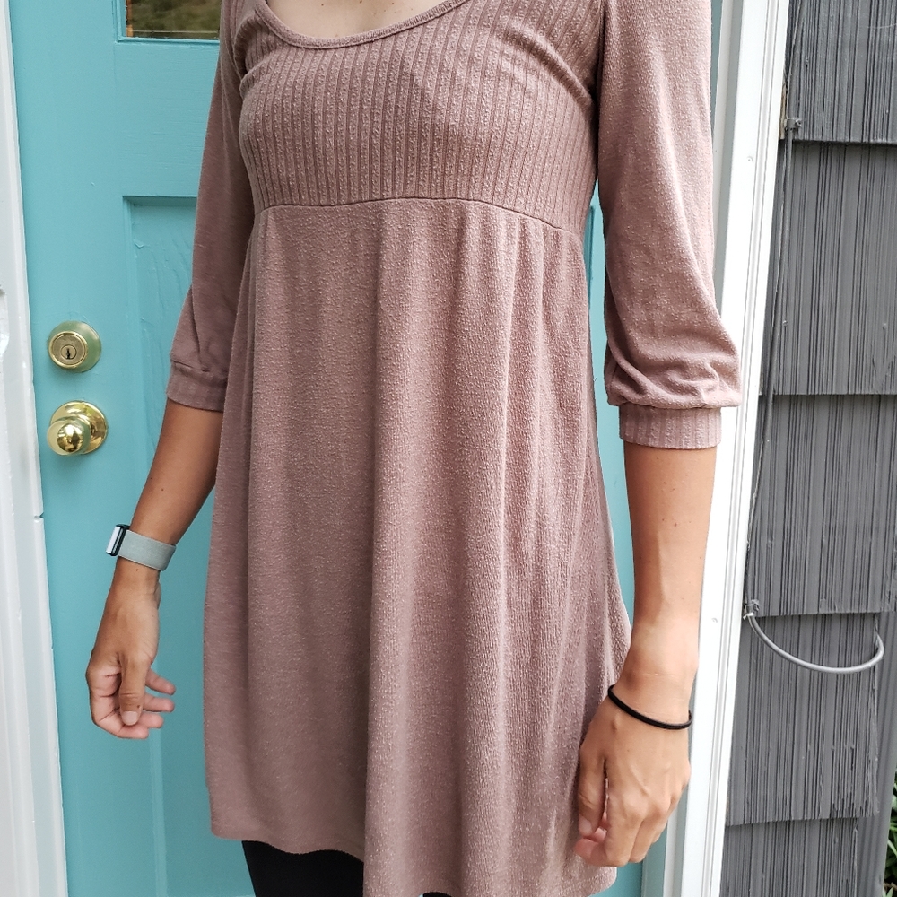 Lux Medium dress/tunic, 3/4 length sleeves -M